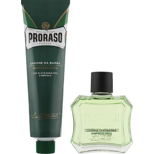 Набір для гоління освіжаючий Proraso Duo Pack Tube + Lotion Refreshing