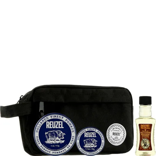 Набір для волосся Reuzel Fiber Holiday Travel Bag
