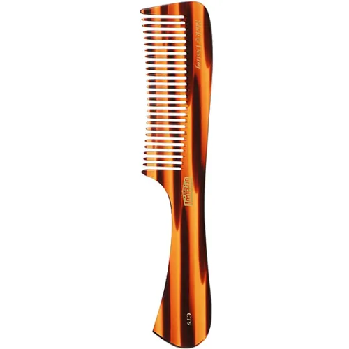 Гребінець для волосся Uppercut Deluxe CT9 Tortoise Styling Comb з ручкою