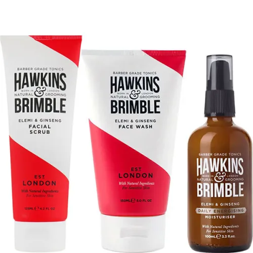 Набор для лица Hawkins & Brimble Face Care Gift Set, 100 мл. + 125 мл. + 150 мл.