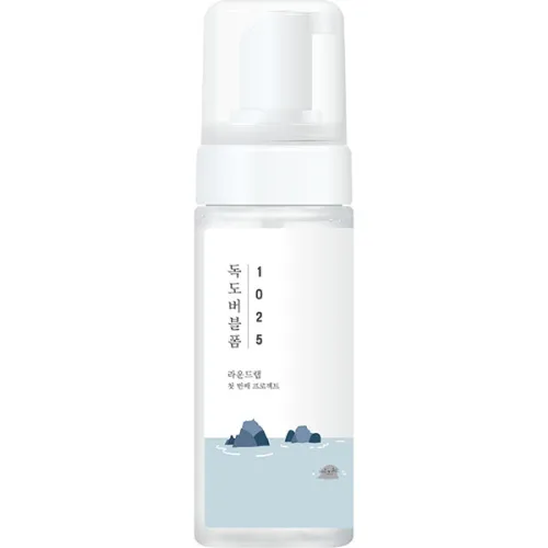 Очищающая пенка для проблемной кожи лица Round Lab 1025 Dokdo Bubble Foam с морской водой, 150 мл.