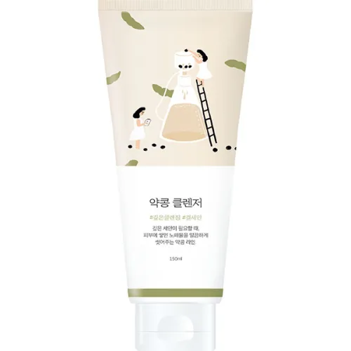 Пенка для умывания Round Lab Soybean Cleanser с экстрактом черных соевых бобов, 150 мл.