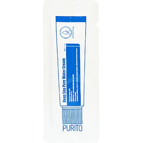 Увлажняющий крем для лица Purito Deep Sea Pure Water Cream с морской водой, 1 мл.