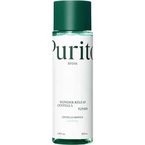 Успокаивающий тонер для лица Purito Seoul Wonder Releaf Centella Toner с экстрактом центеллы, 200 мл. срок год. до 08.28