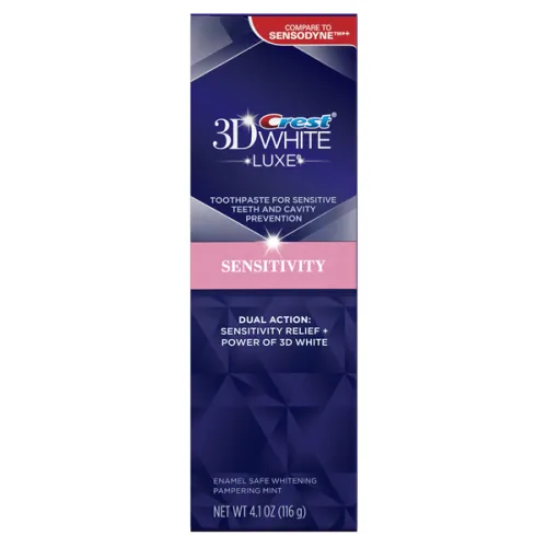 Відбілююча зубна паста для чутливих зубів Crest 3D White Luxe Sensitivity Whitening Pampering Mint, 116 мл.