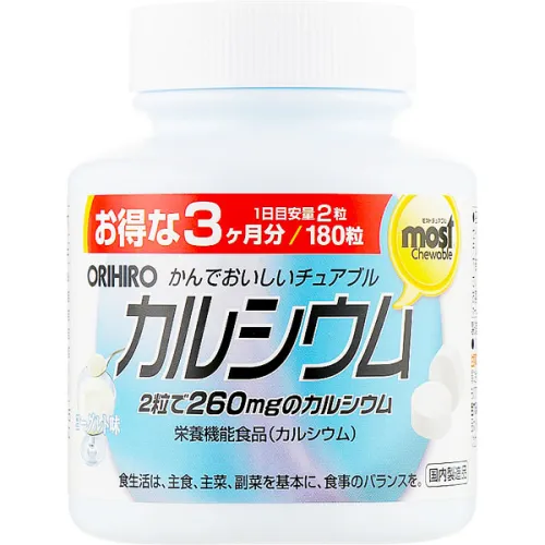 Жевательный кальций «йогурт» Orihiro Yogurt Calcium