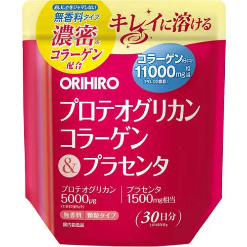 Концентрированный коллаген и плацента Orihiro Dense Collagen & Placenta, 120 г.