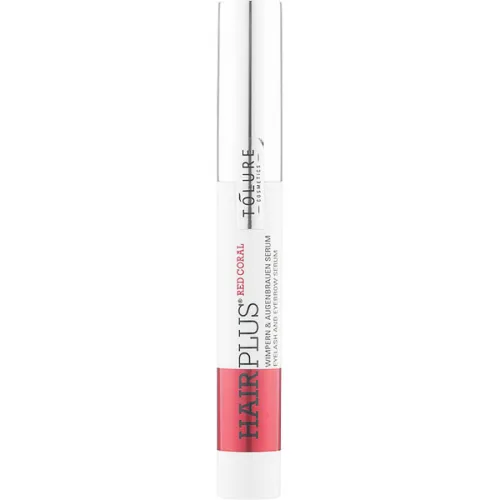 Органическая сыворотка для роста ресниц и бровей Tolure Cosmetics Hairplus Red Coral, 3 мл.