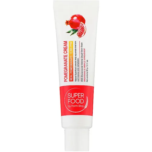 Крем для обличчя FarmStay Superfood Pomegranate Cream з екстрактом гранату, 60 г.