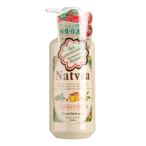 Кондиціонер для волосся Natvra Conditioner Floral Herb Scent з натуральних компонентів, 500 мл.