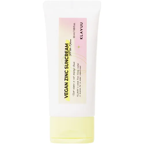 Ультралегкий сонцезахисний крем для чутливої шкіри обличчя Klavuu Vegan Zinc Suncream SPF50+ PA++++, 50 мл.