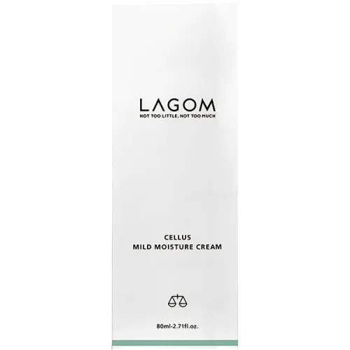 М’який зволожуючий крем для обличчя Lagom Cellus Mild Moisture Cream, 80 мл. - вигляд 2