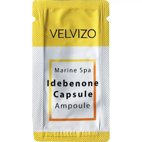 Омолоджувальна капсульна, ампульна сироватка для обличчя Velvizo Marine Spa Idebenone Capsule Ampoule з ідебеноном, 2 мл.