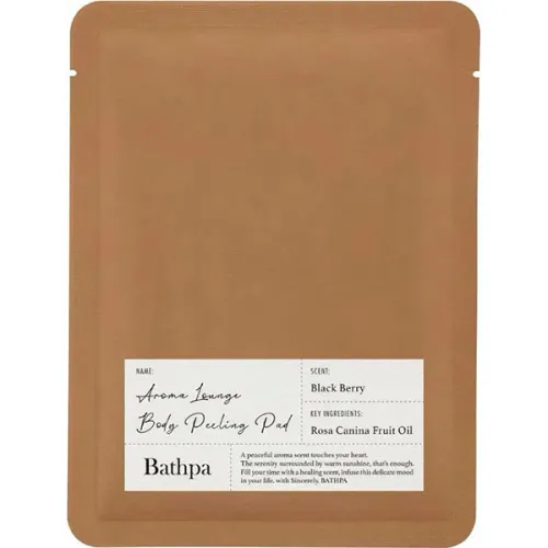 Пилинг-перчатка для тела «ежевика» Bathpa Aroma Lounge Body Peeling Pad Black Berry, 20 г.