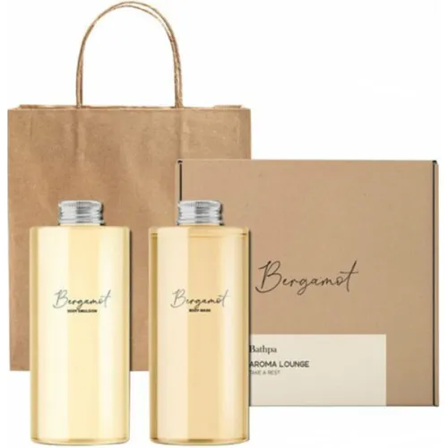 Подарочный набор для тела «бергамот» Bathpa Aroma Lounge Body Gift Set Bergamot, 2 шт. х 300 мл.