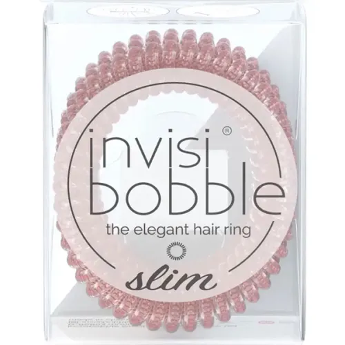 Резинка-браслет Invisibobble Slim Pink Monocle із збільшеною кількість завитків «рожевий монокль»
