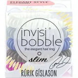 Резинка-браслет Invisibobble Slim Rurik Gislason No Place Like Reykjavik із збільшеною кількість завитків «Рейк’явік»