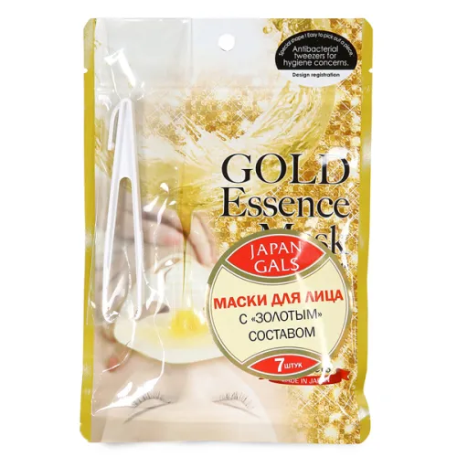 Маска для обличчя Japan Gals Essence Mask Gold із «золотим» складом