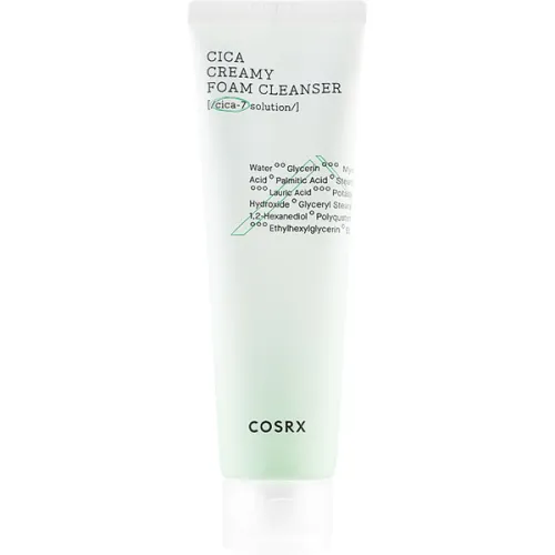 Кремовая пенка для умывания Cosrx Cica Creamy Foam Cleanser с экстрактом центеллы, 75 мл.