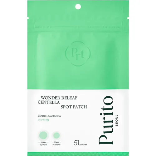 Патчи против прыщей Purito Wonder Releaf Centella Spot Patch с экстрактом центеллы