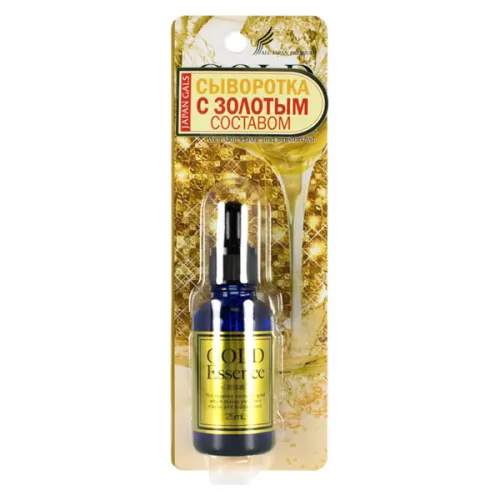Сироватка для обличчя Japan Gals Pure Beau Essence Gold із «золотим» складом, 25 мл.
