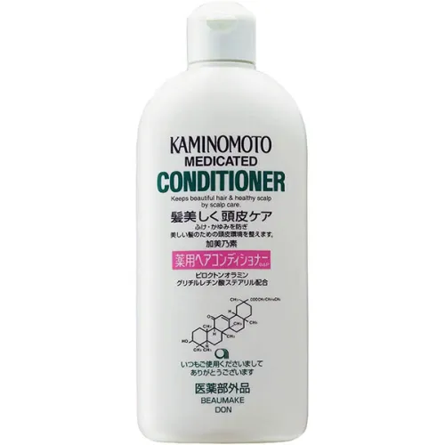 Лікувальний кондиціонер для зміцнення та росту волосся Kaminomoto Medicated Conditioner, 300 мл.