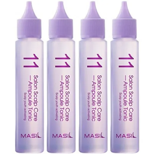Освежающий ампульный тоник для кожи головы Masil 11 Salon Scalp Care Ampoule Tonic, 30 мл. - вид 2
