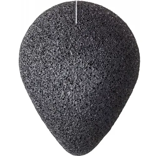 Спонж конняку Purito Bamboo Charcoal Konjac Sponge с бамбуковым углем