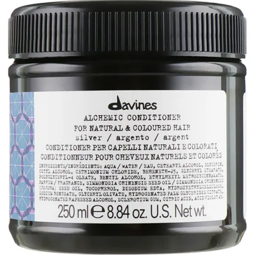 Кондиционер для натуральных и окрашенных волос «серебро» Davines Alchemic Conditioner For Natural And Coloured Hair Silver