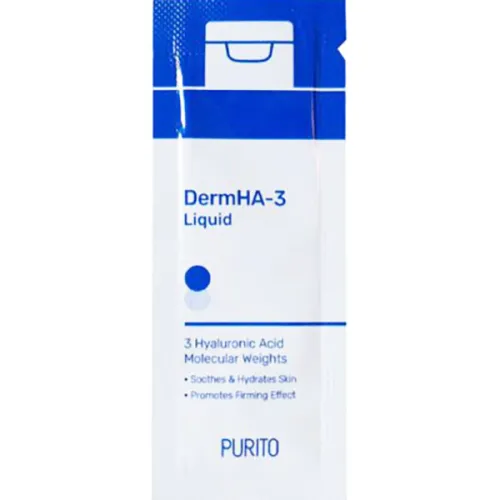 Увлажняющий тоник для лица Purito DermHA-3 Liquid с гиалуроновой кислотой, 1 мл.