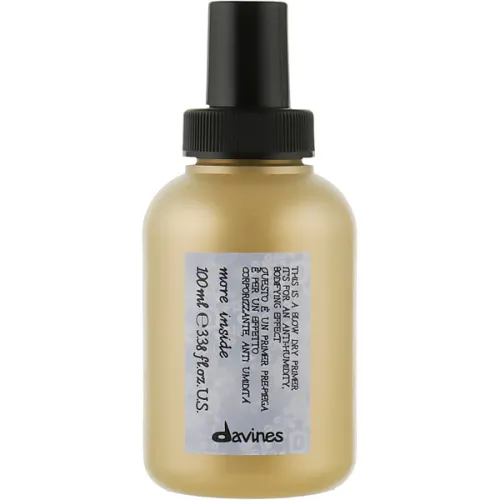Спрей-праймер для объема и текстурности волос Davines More Inside Blow Dry Primer, 100 мл.