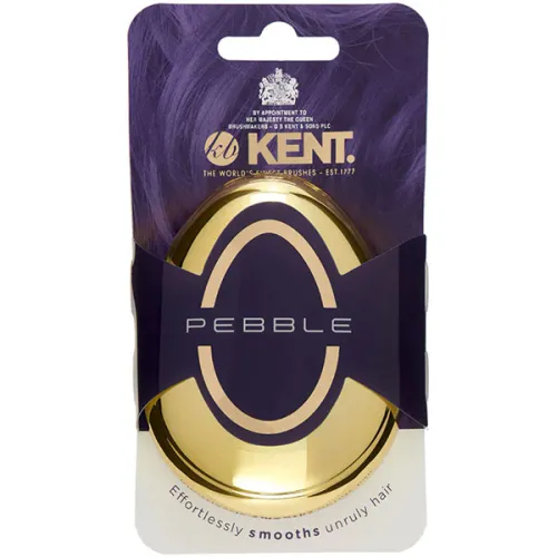 Щітка для легкого розчісування волосся «золота» Kent Pebble Brush Gold