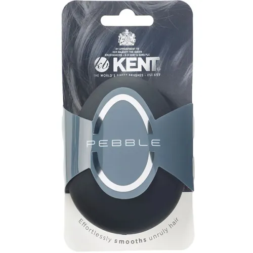 Щітка для легкого розчісування волосся «матова чорна» Kent Pebble Brush Matt Black