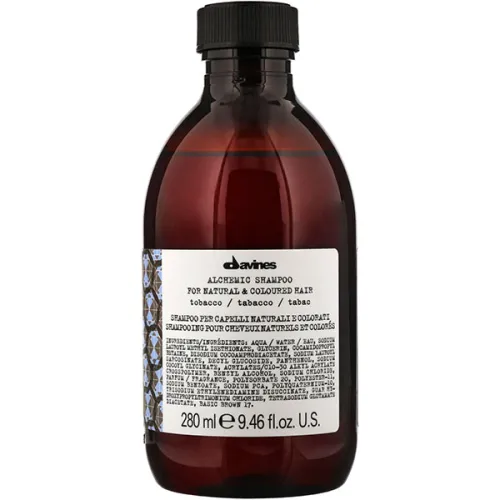 Шампунь для натурального та фарбованого волосся «тютюн» Davines Alchemic Shampoo For Natural And Coloured Hair Tobacco, 250