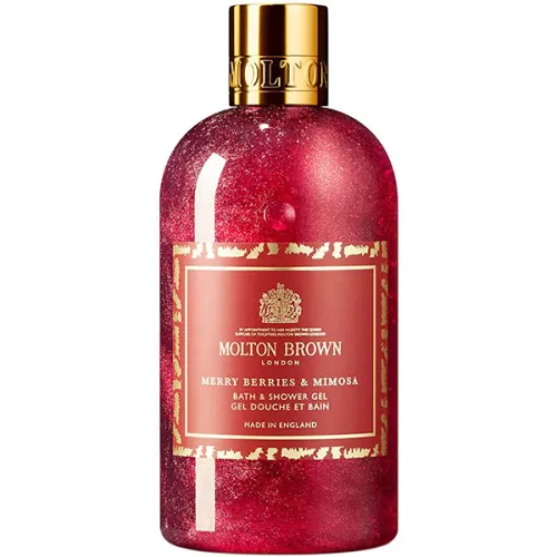 Гель для ванны и душа «ягоды и мимоза» Molton Brown Merry Berries & Mimosa Bath & Shower Gel, 300 мл.