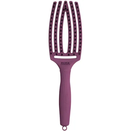 Комбінована щітка для волосся Olivia Garden Finger Brush Combo Medium Deep Purple