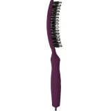 Комбінована щітка для волосся Olivia Garden Finger Brush Combo Medium Deep Purple - вигляд 2