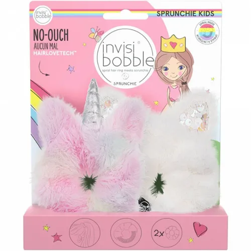 Набір дитячих резинок-браслетів для волосся Invisibobble Sprunchie Kids BunnyCorn