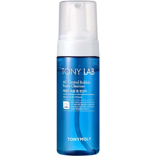 Очищающая пенка-мусс для проблемной кожи лица Tony Moly Tony Lab AC Control Bubble Foam Cleanser, 150 мл.