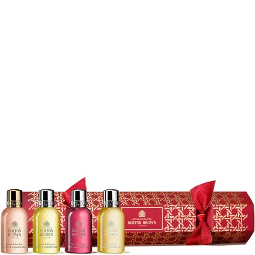 Подарочный набор гелей для душа Molton Brown Floral & Citrus Christmas Cracker Red, 4 шт. х 50 мл.