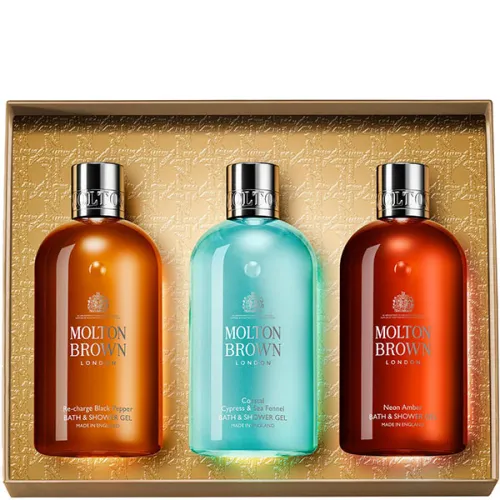 Подарочный набор гелей для ванны и душа Molton Brown Woody & Aromatic Body Care Gift Set, 3 шт. х 300 мл.