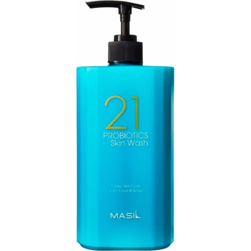Универсальное очищающее средство для лица и тела c пробиотиками Masil 21 Probiotics Skin Wash, 500 мл.