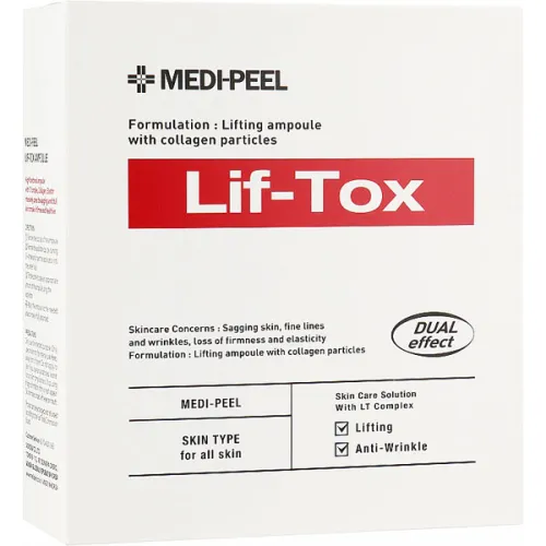 Ампульная лифтинг-сыворотка для лица против морщин Medi Peel Lif-Tox Ampoule, 30 мл. - вид 2