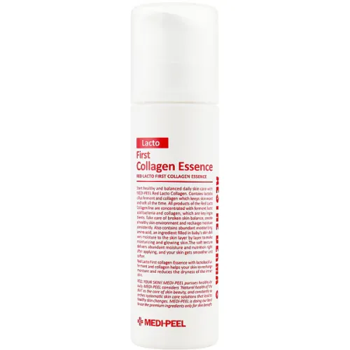 Киснева есенція для обличчя Medi Peel Red Lacto First Collagen Essence з колагеном та лактобактеріями, 140 мл.