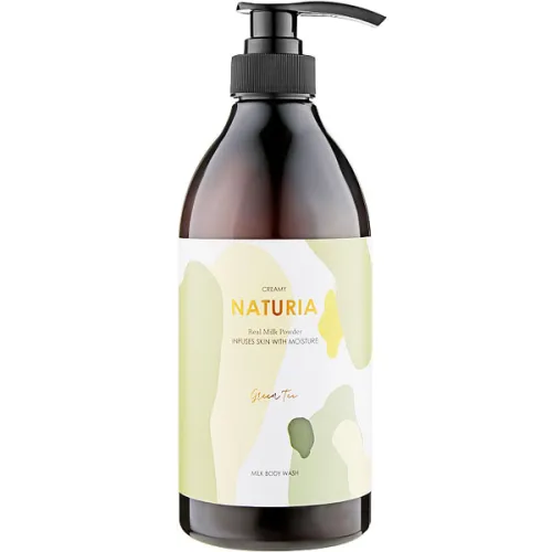 Гель для душа «зеленый чай» Naturia Creamy Milk Body Wash Green Tea, 750 мл.
