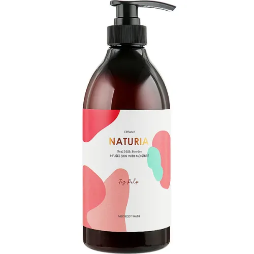 Гель для душу «інжир» Naturia Creamy Milk Body Wash Fig Pulp, 750 мл.