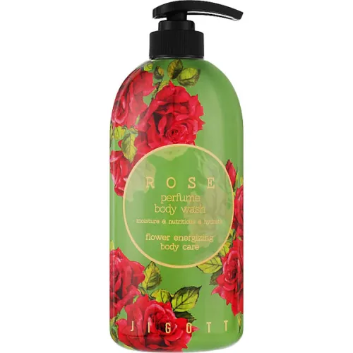 Парфюмированный гель для душа «роза» Jigott Rose Perfume Body Wash, 750 мл.