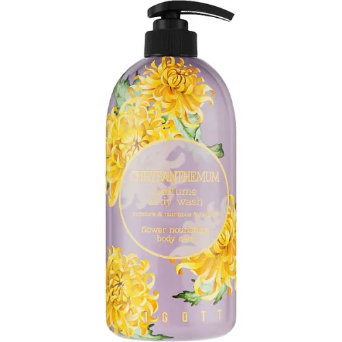 Парфюмированный гель для душа «хризантема» Jigott Chrysanthemum Perfume Body Wash, 750 мл.