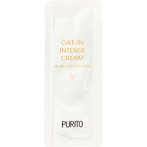Інтенсивний живильний крем для обличчя Purito Oat-in Intense Cream з екстрактом вівса, 1 мл.
