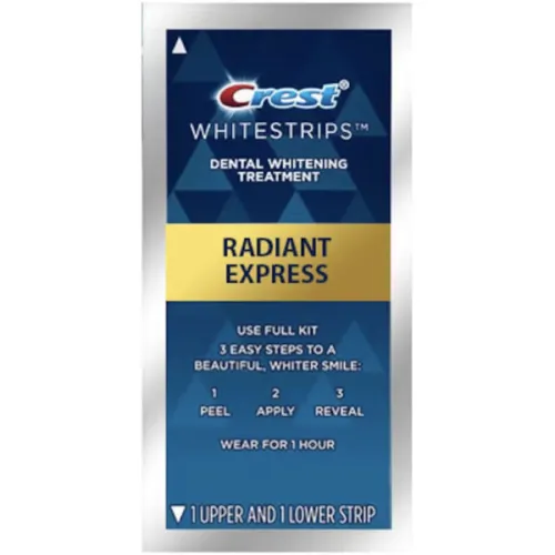 Отбеливающие полоски для зубов Crest 3D Whitestrips Radiant Express